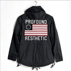 Profound aesthetic windbreaker jacket